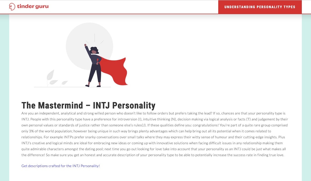 Mídia 6 de TinderGuru - Perfis de namoro de IA com base em sua personalidade