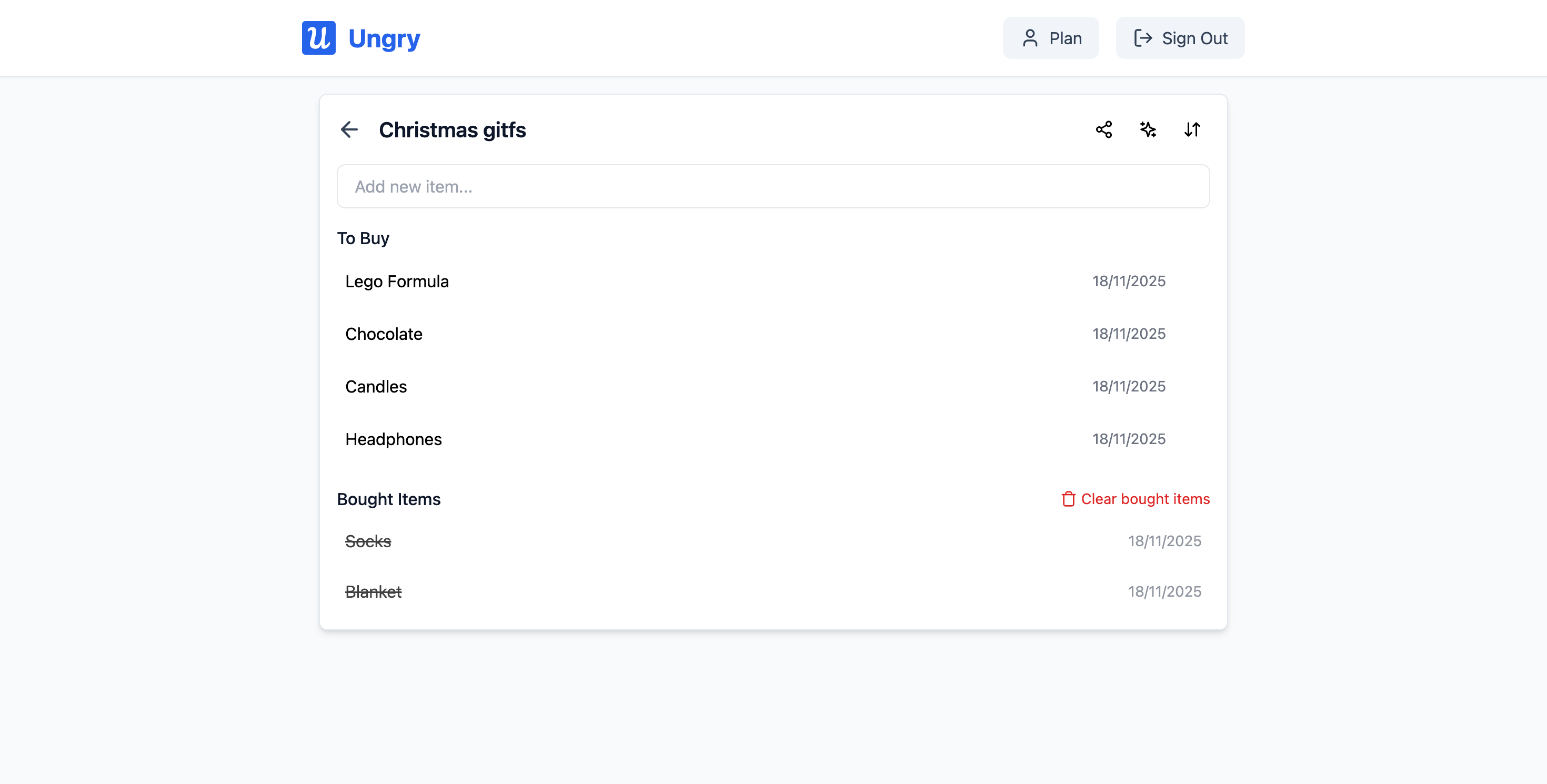 Ungry - Screenshot 3 showing product features and functionality