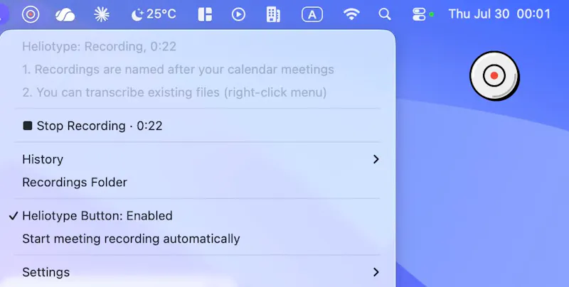 Heliotype App screenshot 3