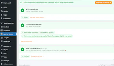 AvoPay - Bitcoin Lightning, Woo/Shopify gallery image