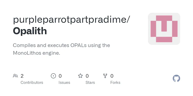 Opalith Compiler and Executor screenshot 1