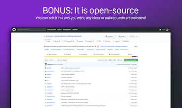 Product Hunt Trending New Tab Extension gallery image