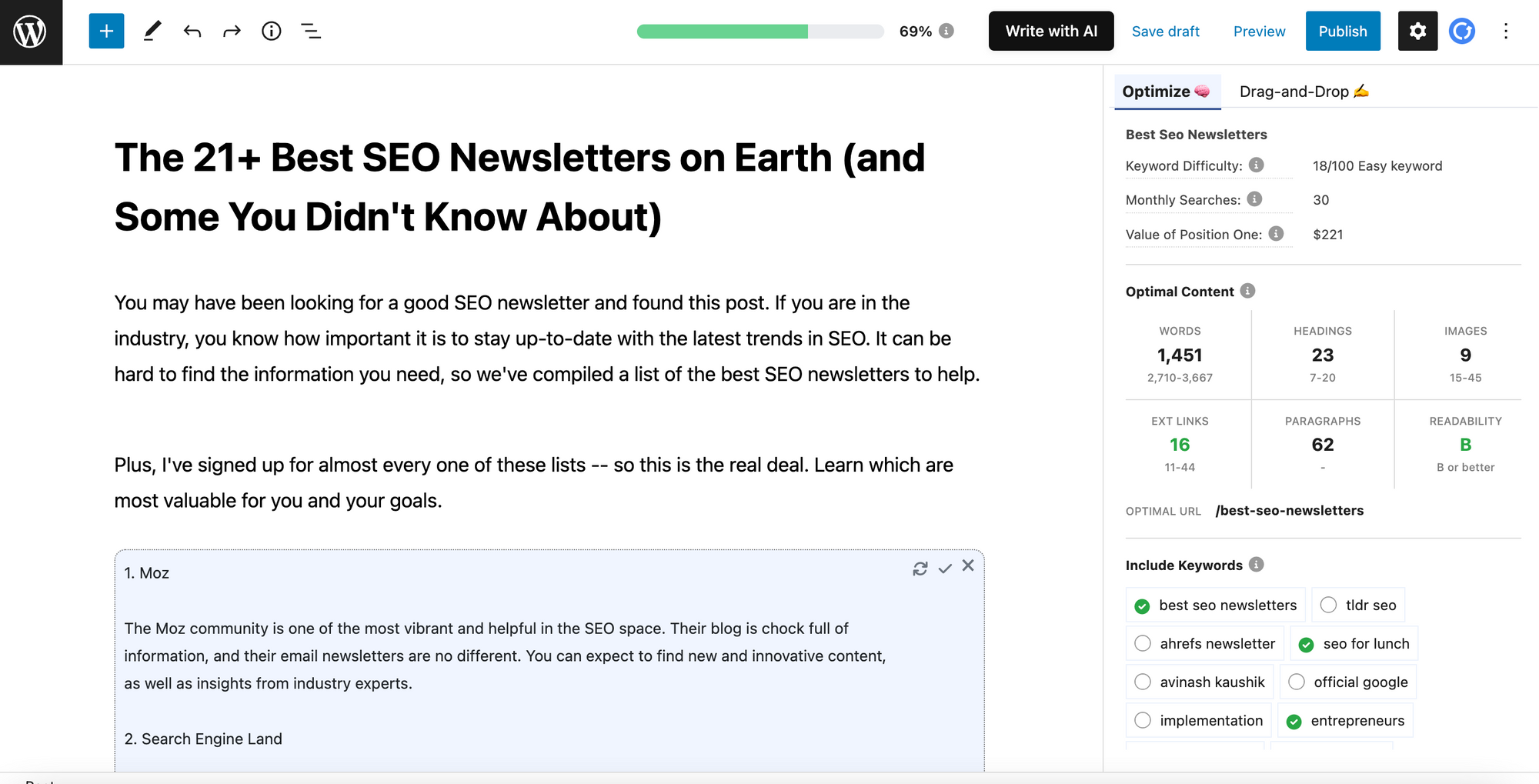 GrowthBar的WordPress Chrome扩展 media 2