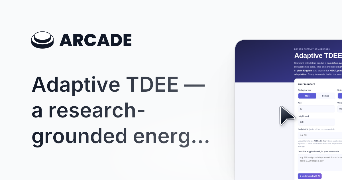 Adaptive TDEE Calculator gallery image