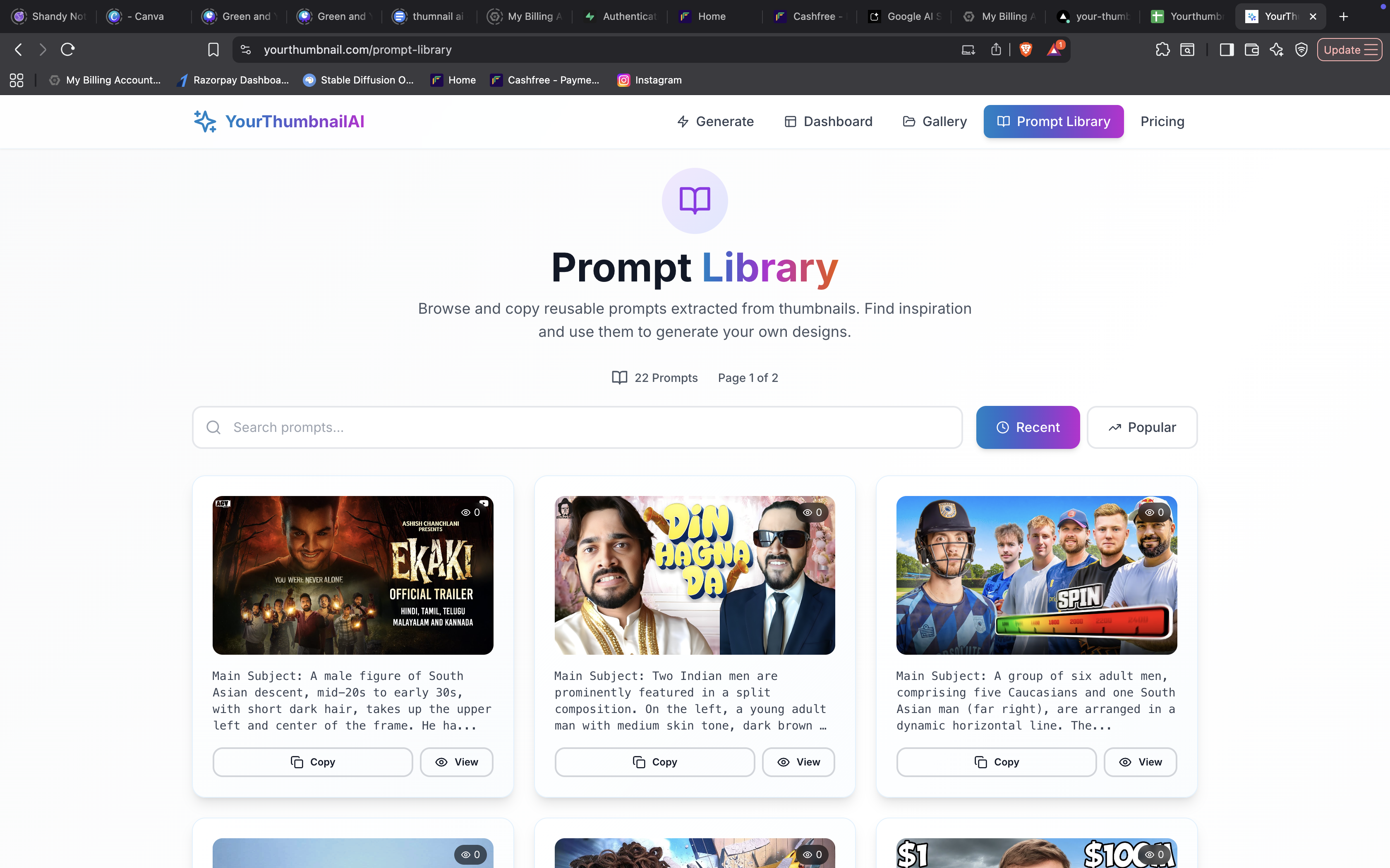 YourThumbnailAi - Screenshot 3 preview