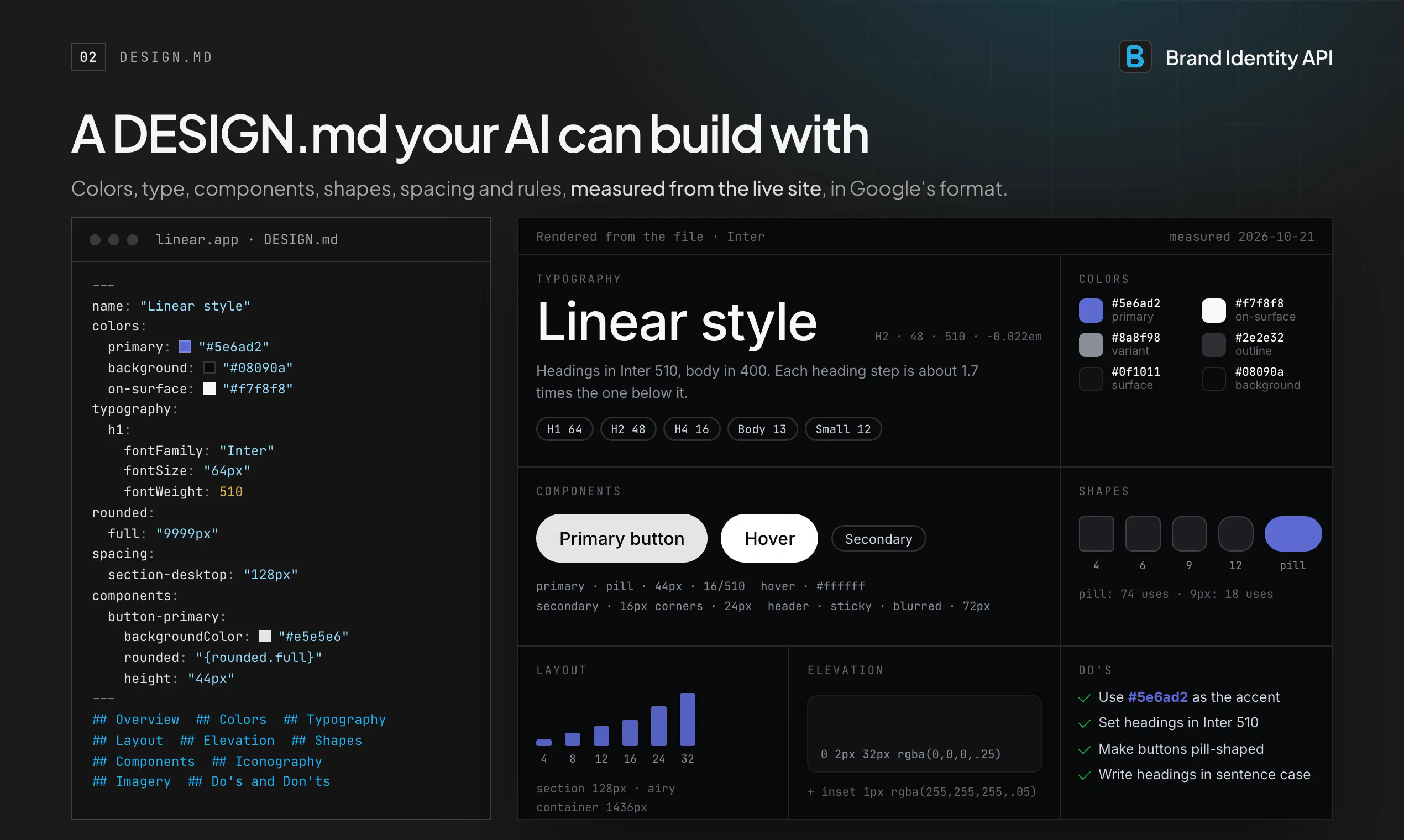 Brand Identity API gallery image