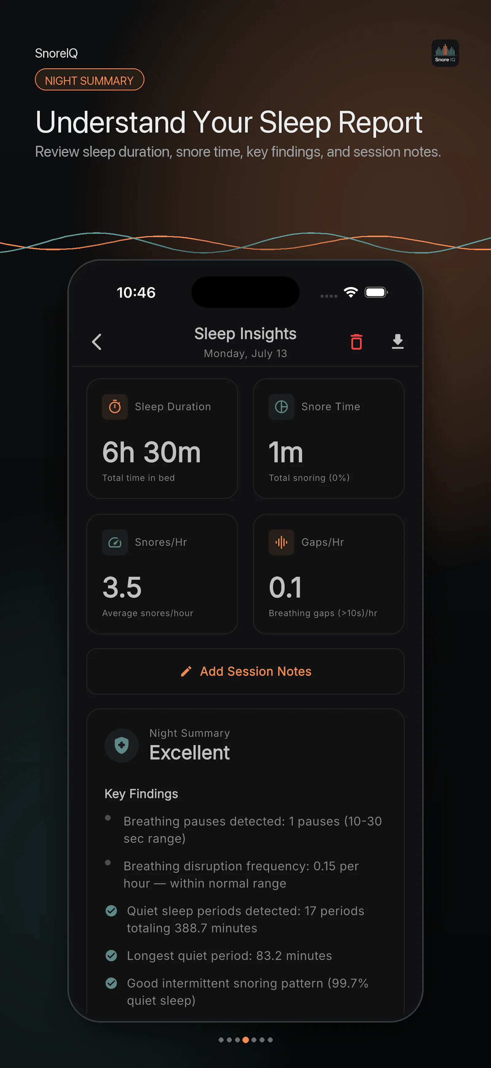 Snore IQ : On-device AI Snore Detection screenshot 4