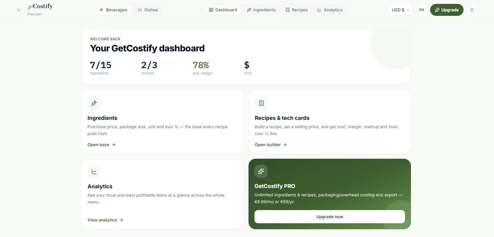 GetCostify screenshot