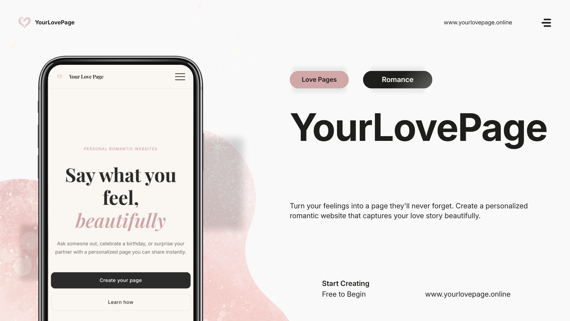 Your Love Page gallery image