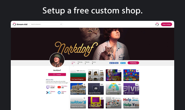 Stream-Aid gallery image