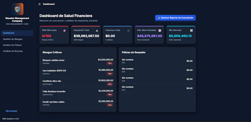 DMC Risk Matrix Elite v1.0 screenshot 2
