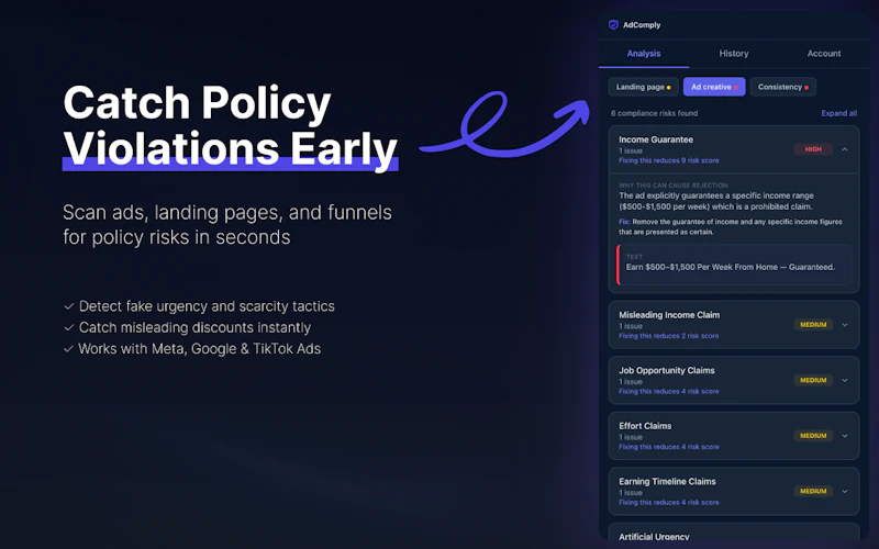 AdComply screenshot 4