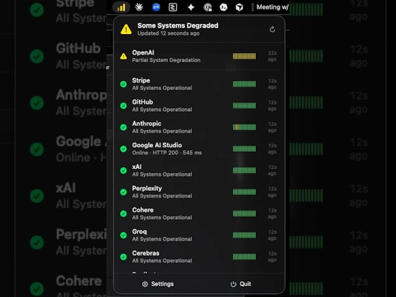 Downbar screenshot 1 (video preview)