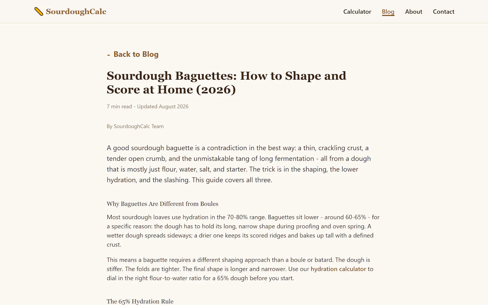 SourdoughCalc screenshot 2
