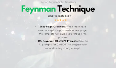 Feynman Technique Notion Template gallery image