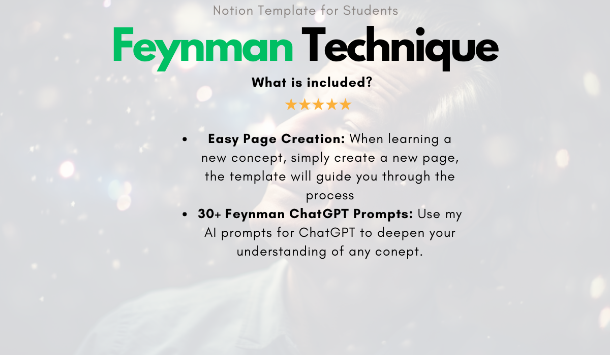 Feynman 기술 개념 템플릿 - 학생과 평생 학습자를위한 최고의 스터디 대시 보드 미디어 3