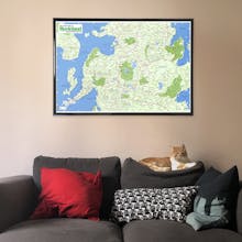 The Great Map of Movieland (Poster) gallery image