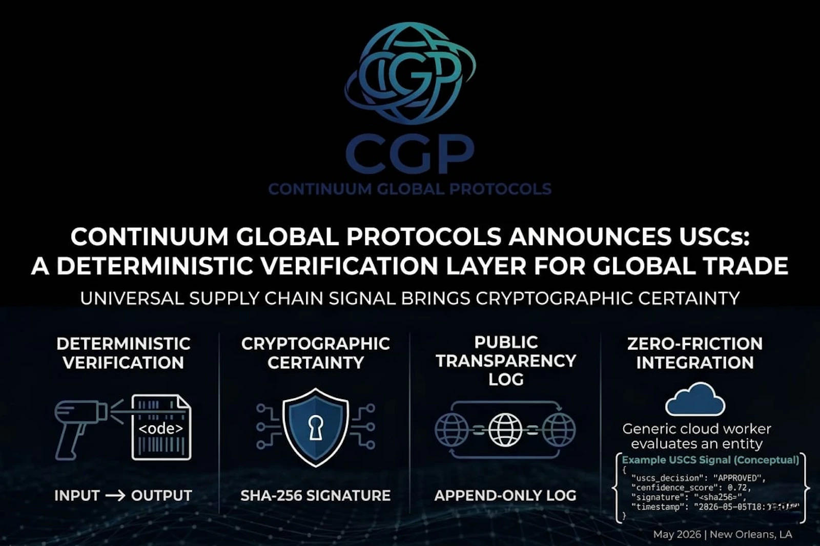 Universal Supply Chain Signal Protocol screenshot 1