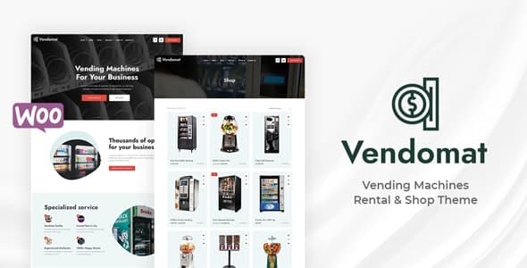 Vendomat - 자동 판매기 테마 - 자동 판매기 상점 또는 온라인 상점을위한 ECOM 테마 미디어 1