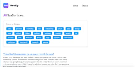 SaaS Weekly gallery image