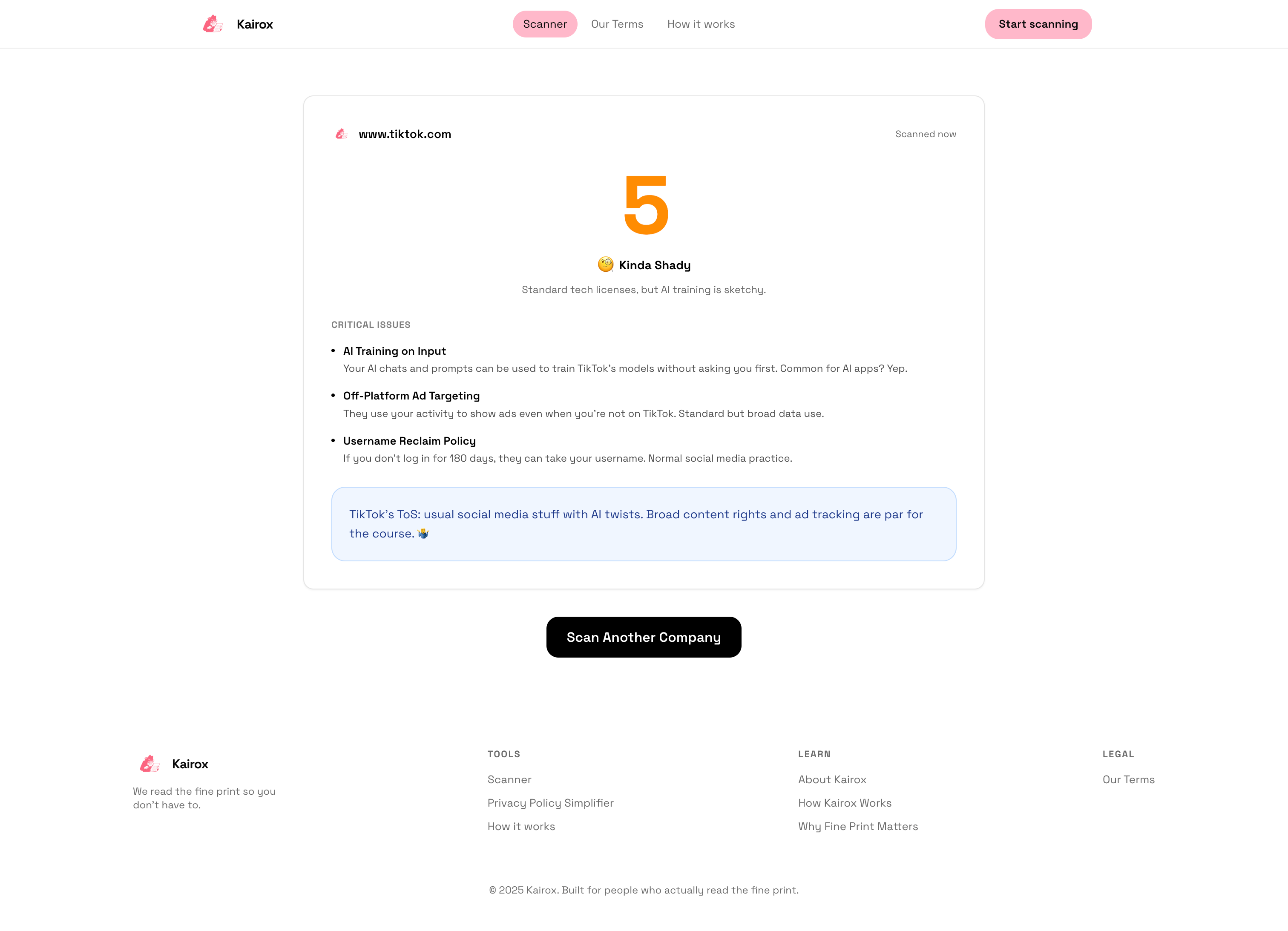 Kairox - Screenshot 3 showing product features and functionality