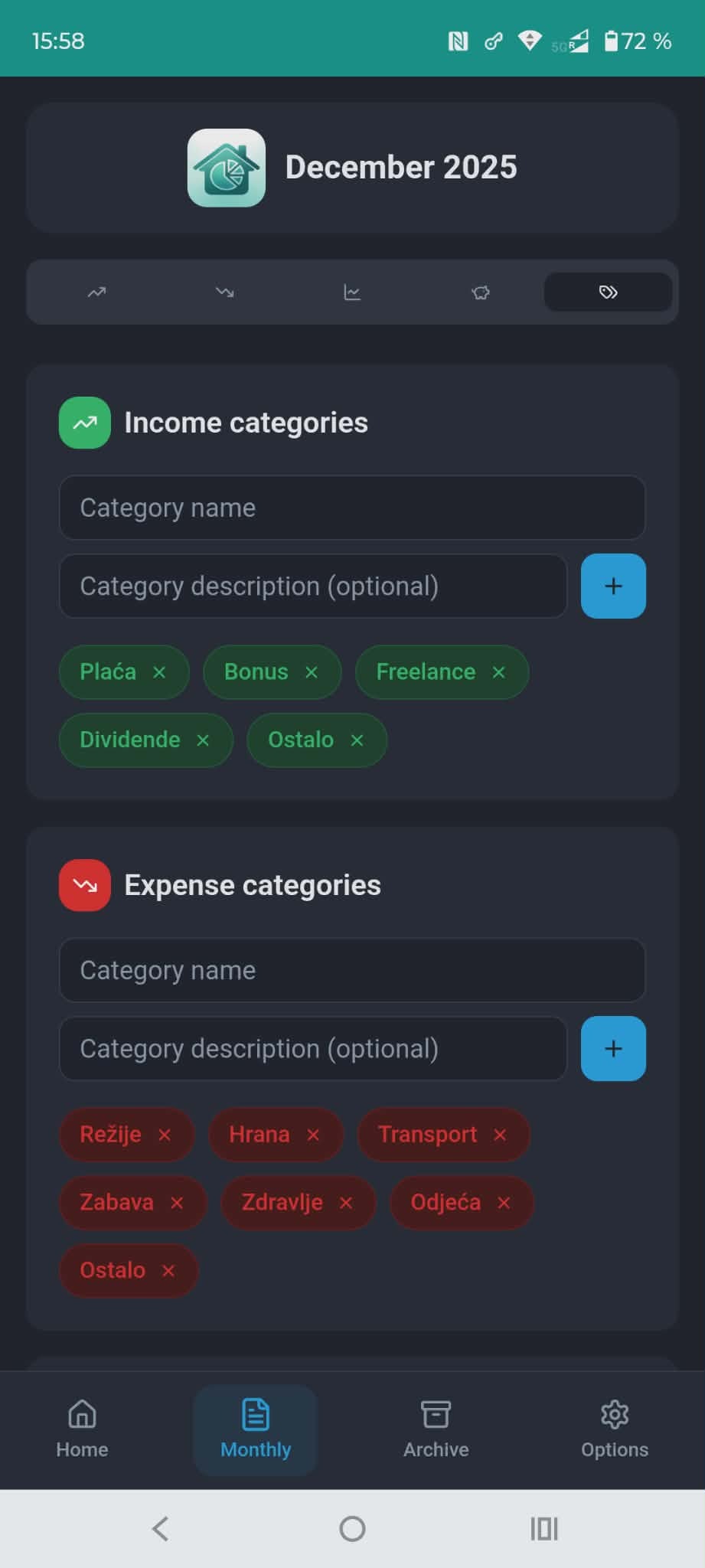 Budget Card gallery image