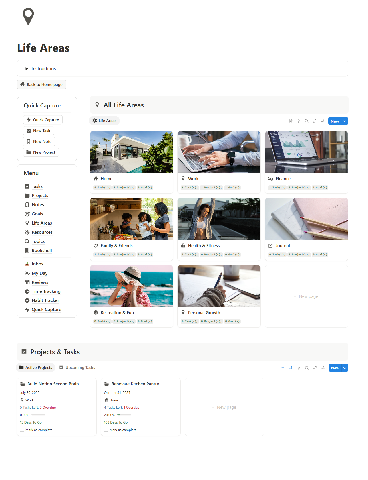 Notion Second Brain Template gallery image