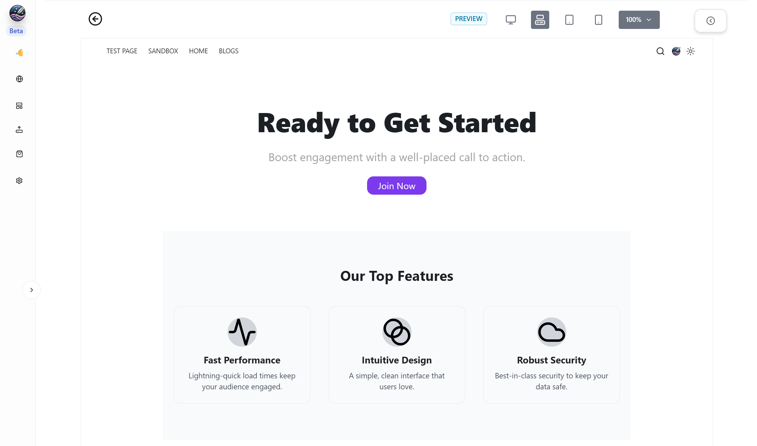 Ostrail - Web Builder, blog e newsletter all-in-one no-code media 3