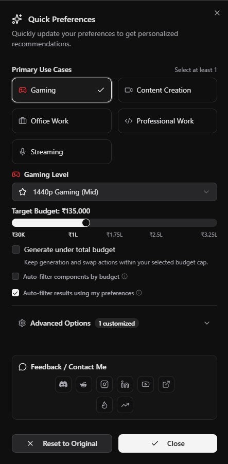 BestRig - Persona-Aware PC Build Advisor gallery image