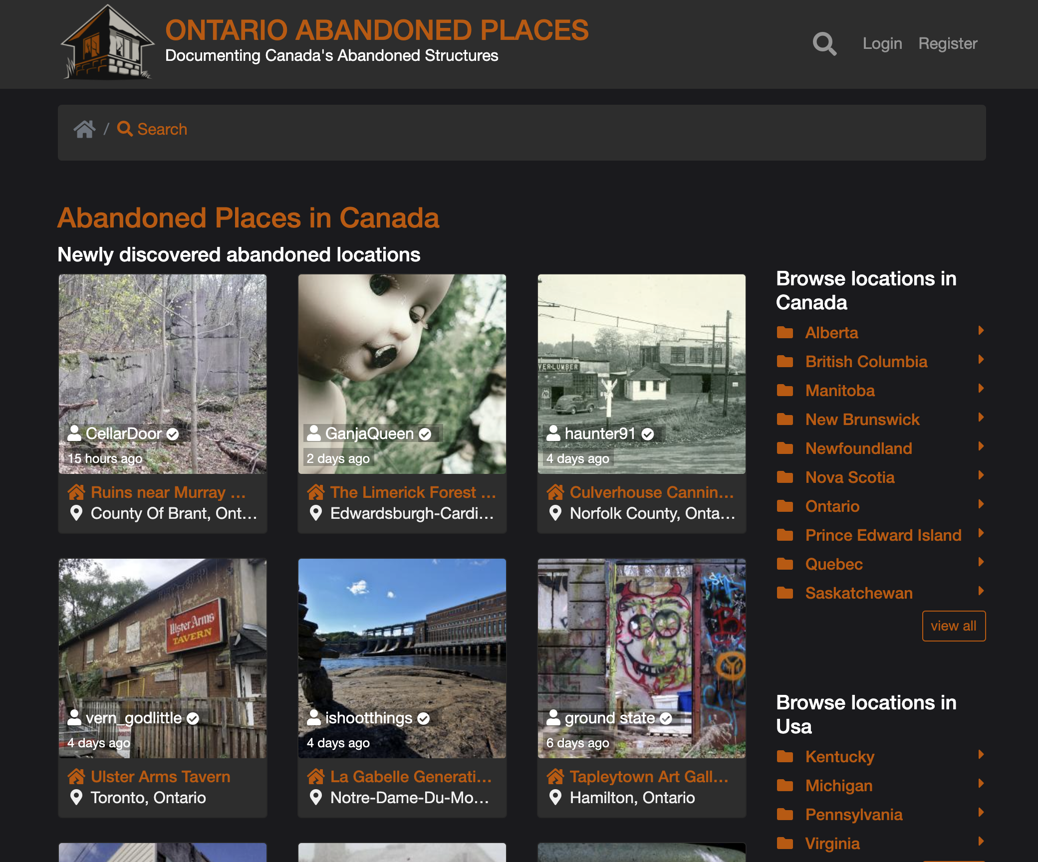 Ontario Abandoned Places gallery image