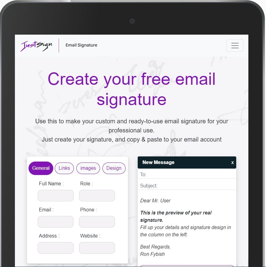 Just Sign gallery image