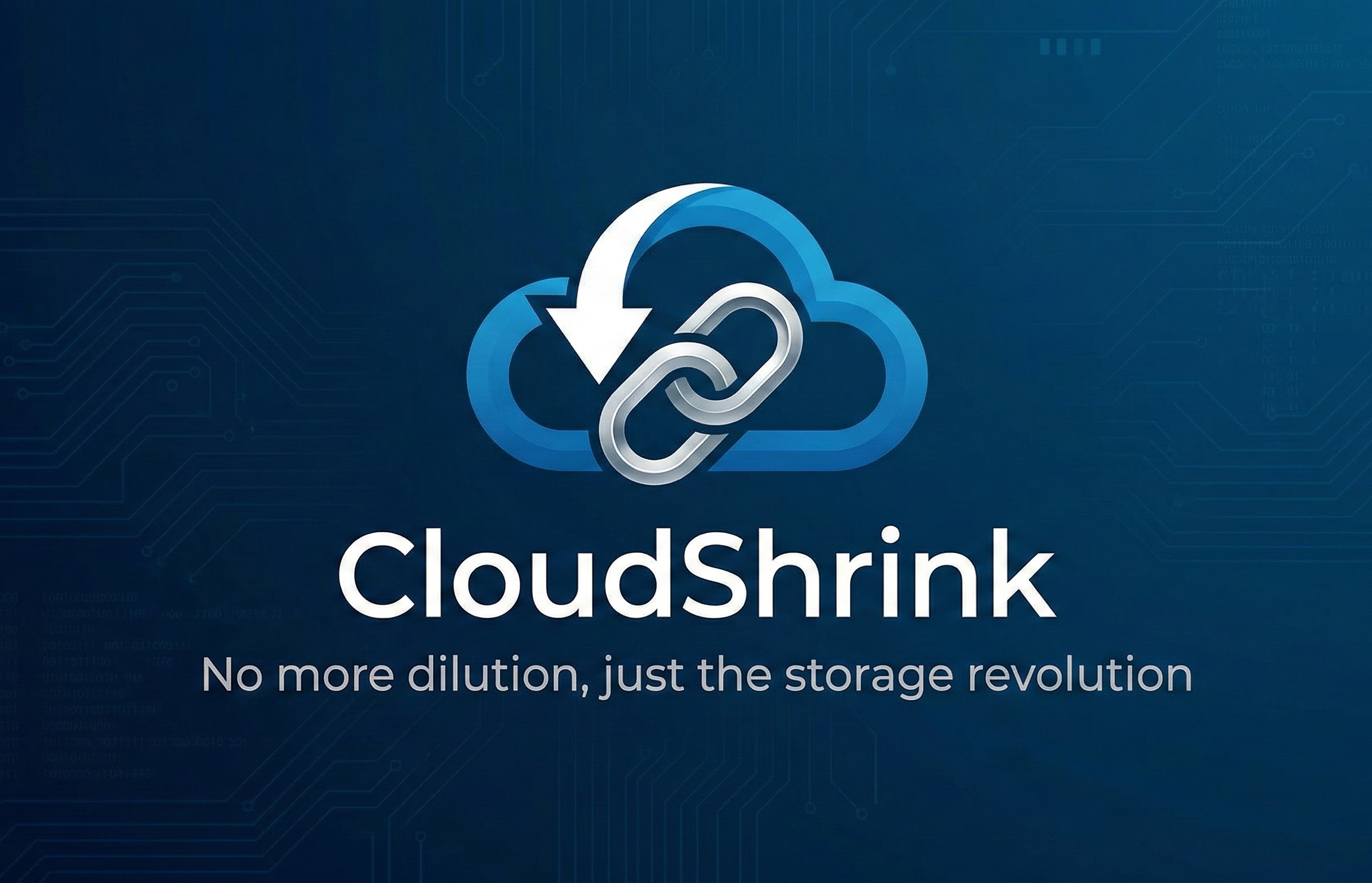 CloudShrink - Product Hunt launch logo and brand identity