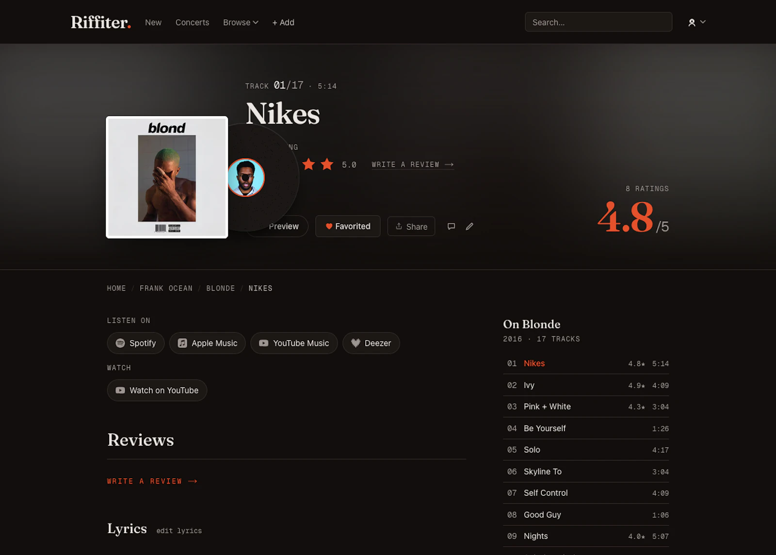 Riffiter screenshot 2