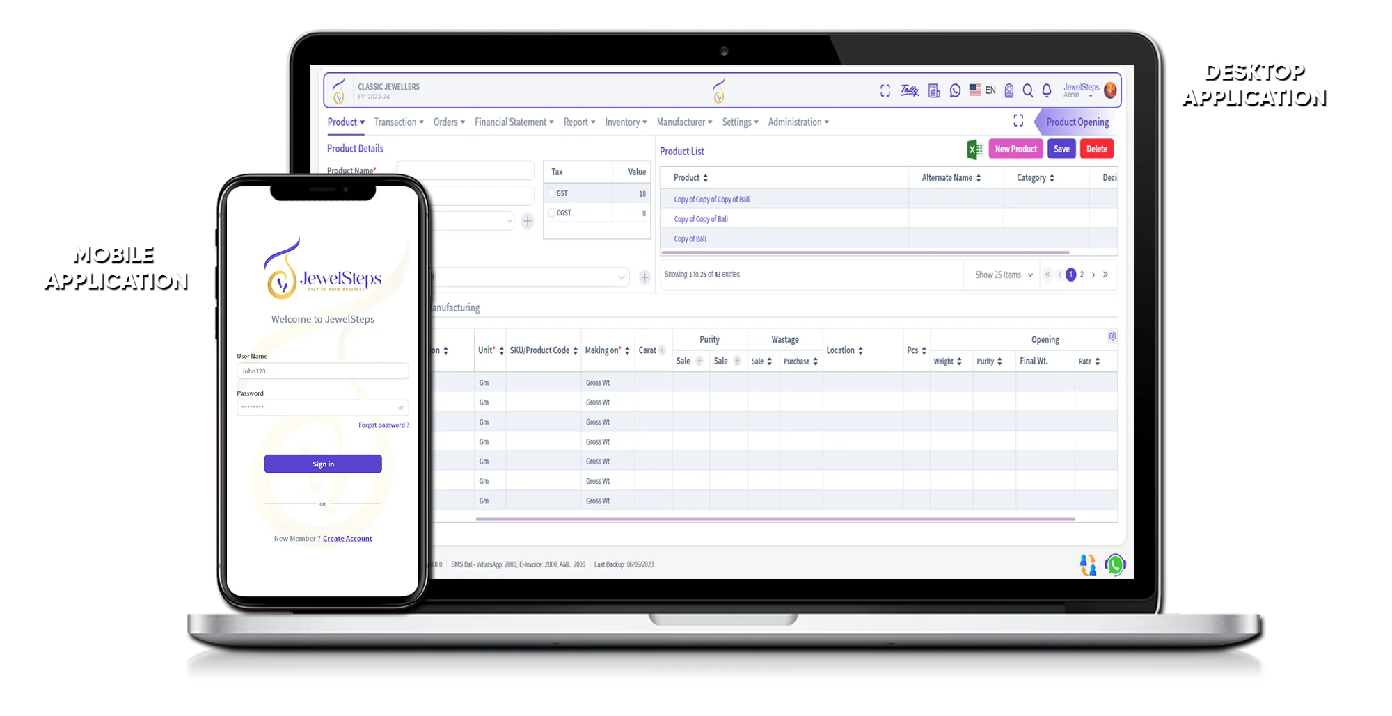 Média Bijou - Meilleur logiciel ERP bijoux basé sur le cloud 3