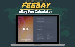 feeBay - eBay Fee Calculator media 2
