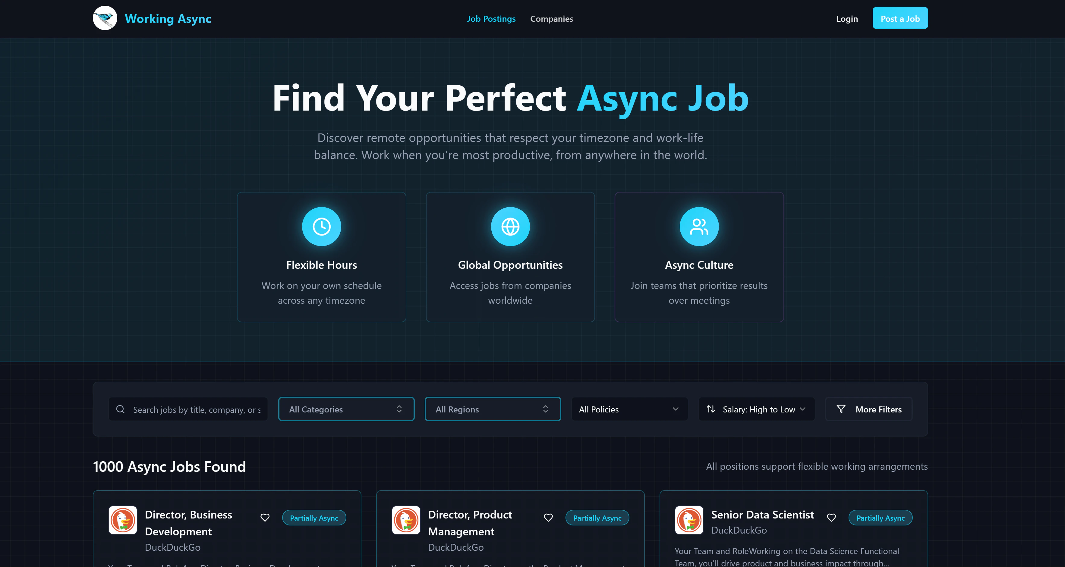 Working Async 대표 미리보기