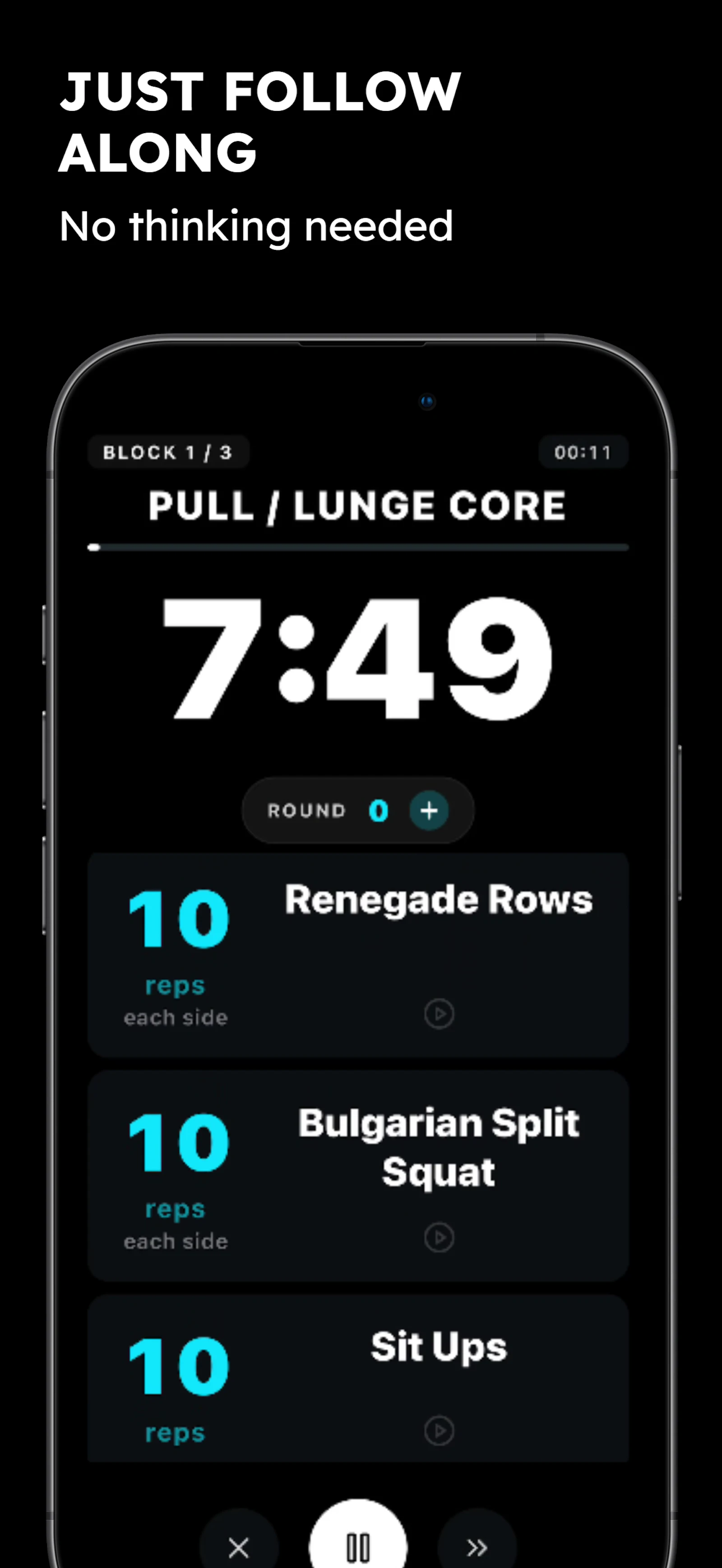 BRIK — HIIT & Hyrox Workout Generator screenshot 4