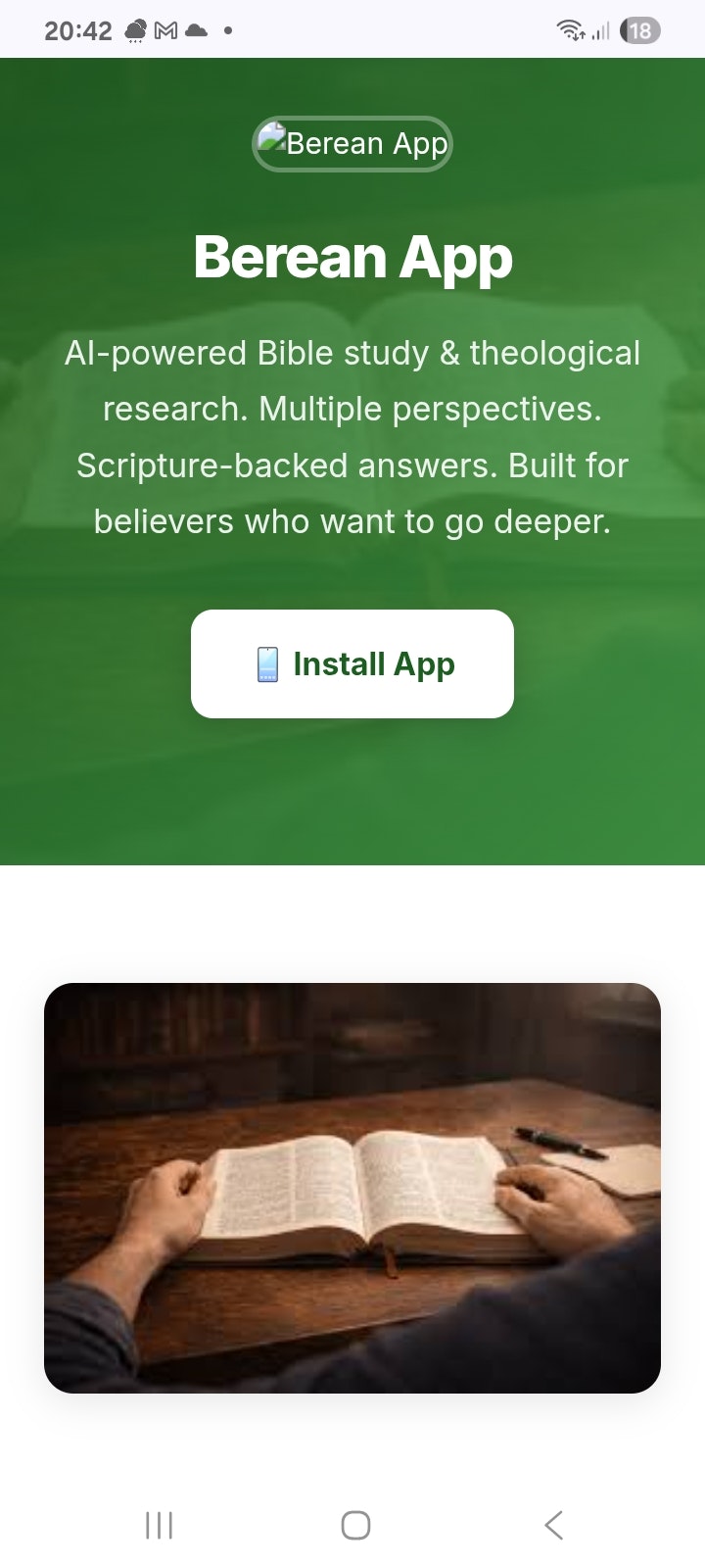Berean App – AI-Powered Bible Study,  gallery image