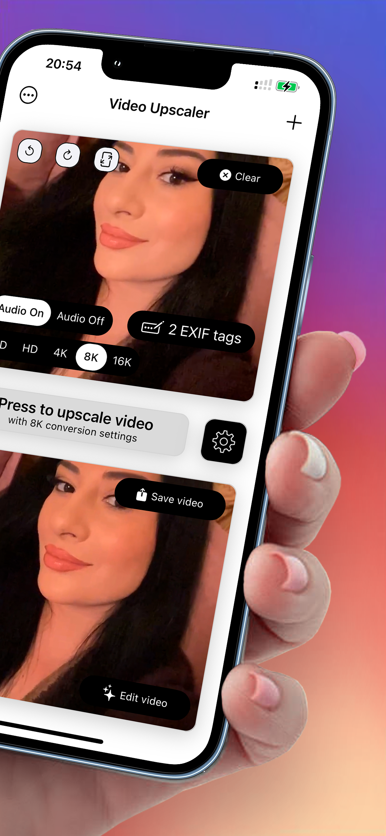 Video Upcaler 16K & Converter media 2