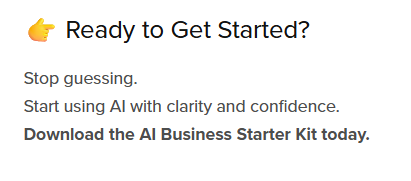 AI Business Starter Kit for SMBs - Screenshot 3 showing product features and functionality