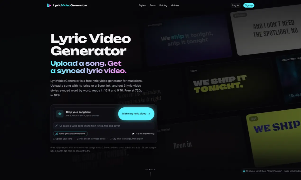 LyricVideoGenerator gallery image