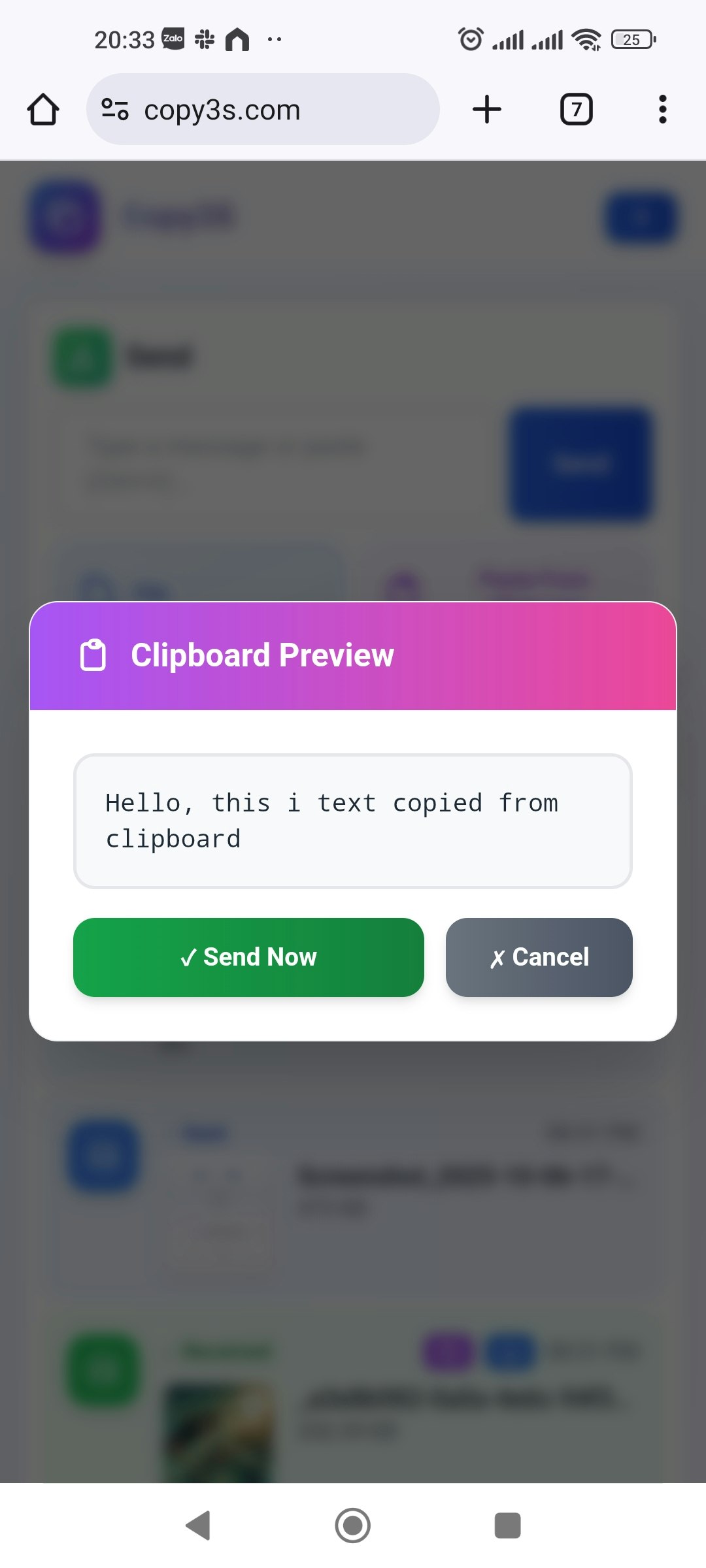 Média Copy 3S : Presse-papiers rapide et partage de fichiers - Partagez quoi que ce soit entre vos appareils en 3 secondes 5