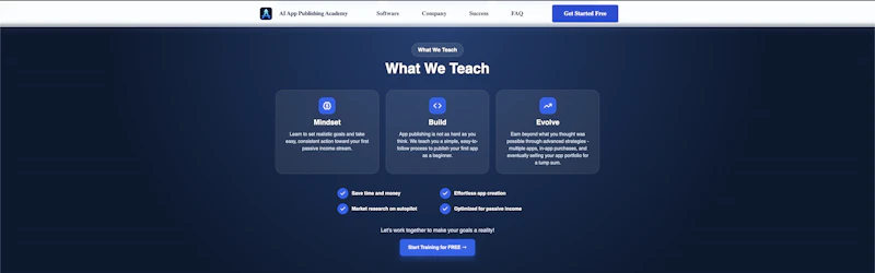 AI App Publishing Academy screenshot 4