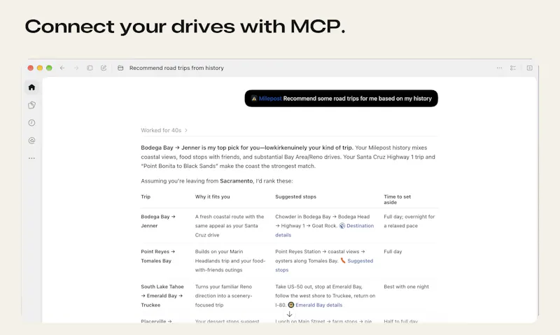 Milepost screenshot 3