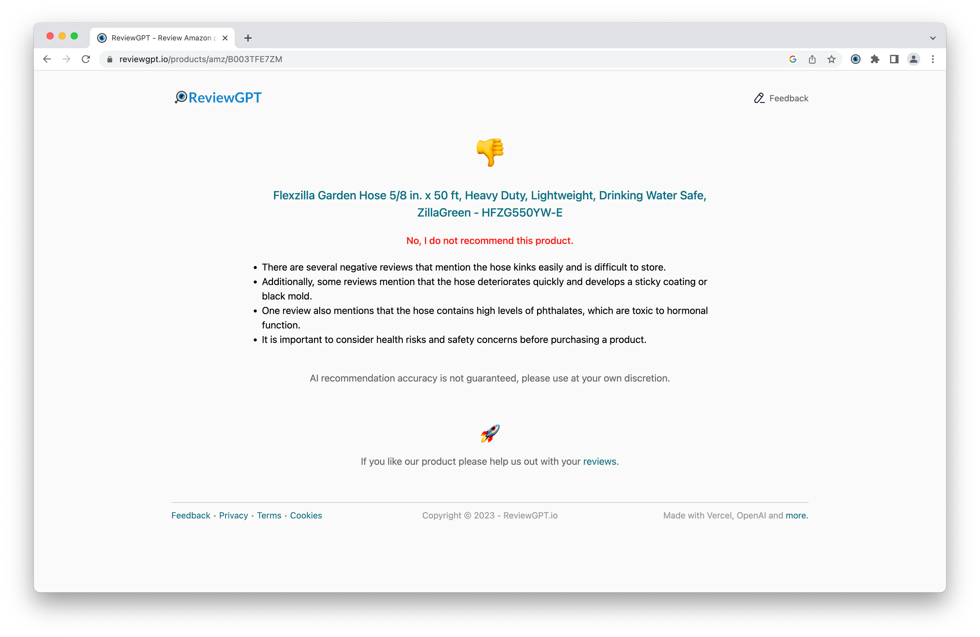 ReviewGPT gallery image