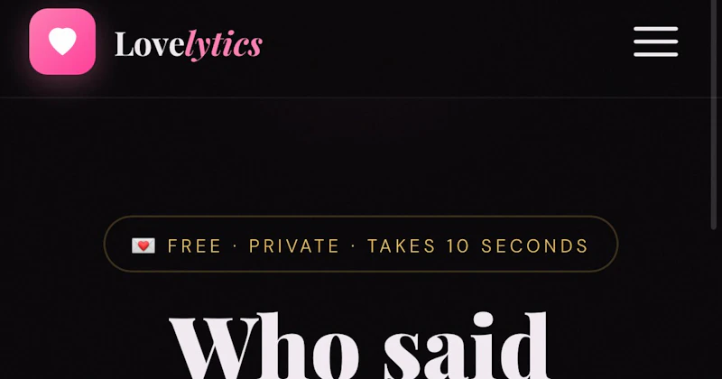 Lovelytics screenshot 1