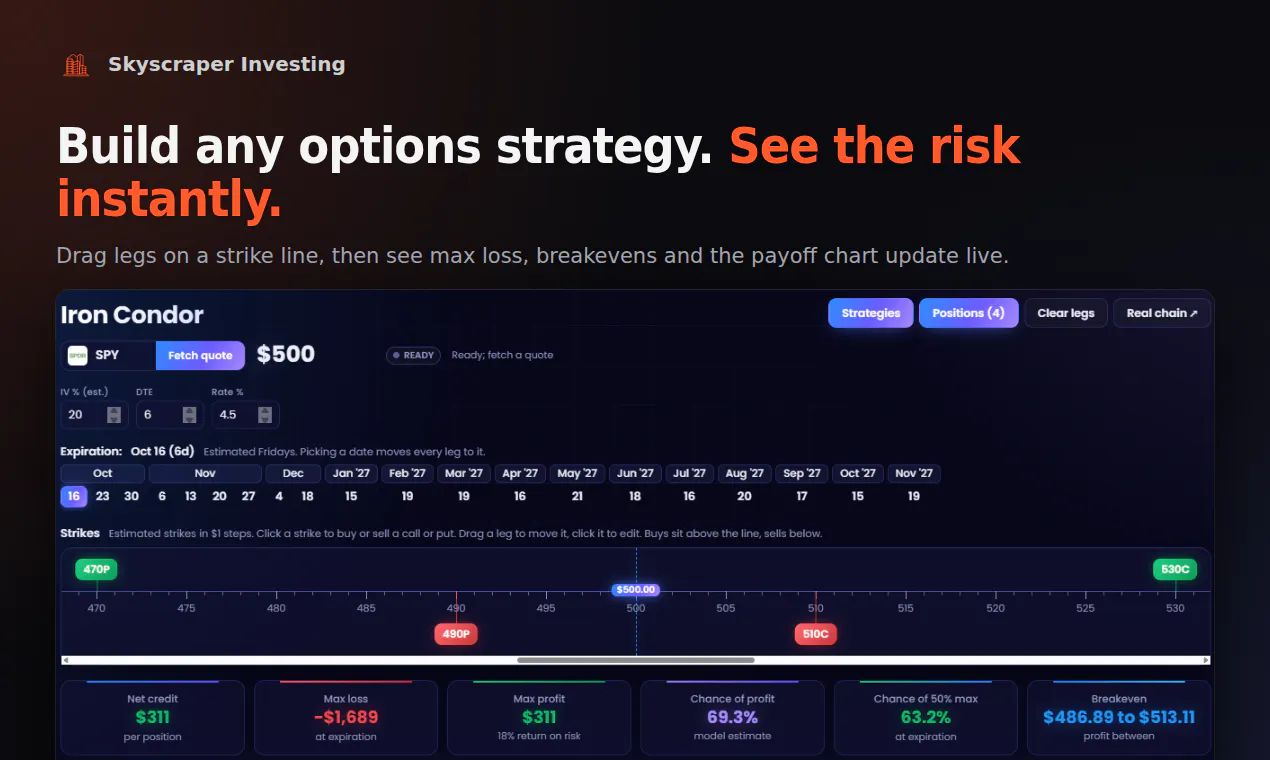 Skyscraper Options Calculator  gallery image