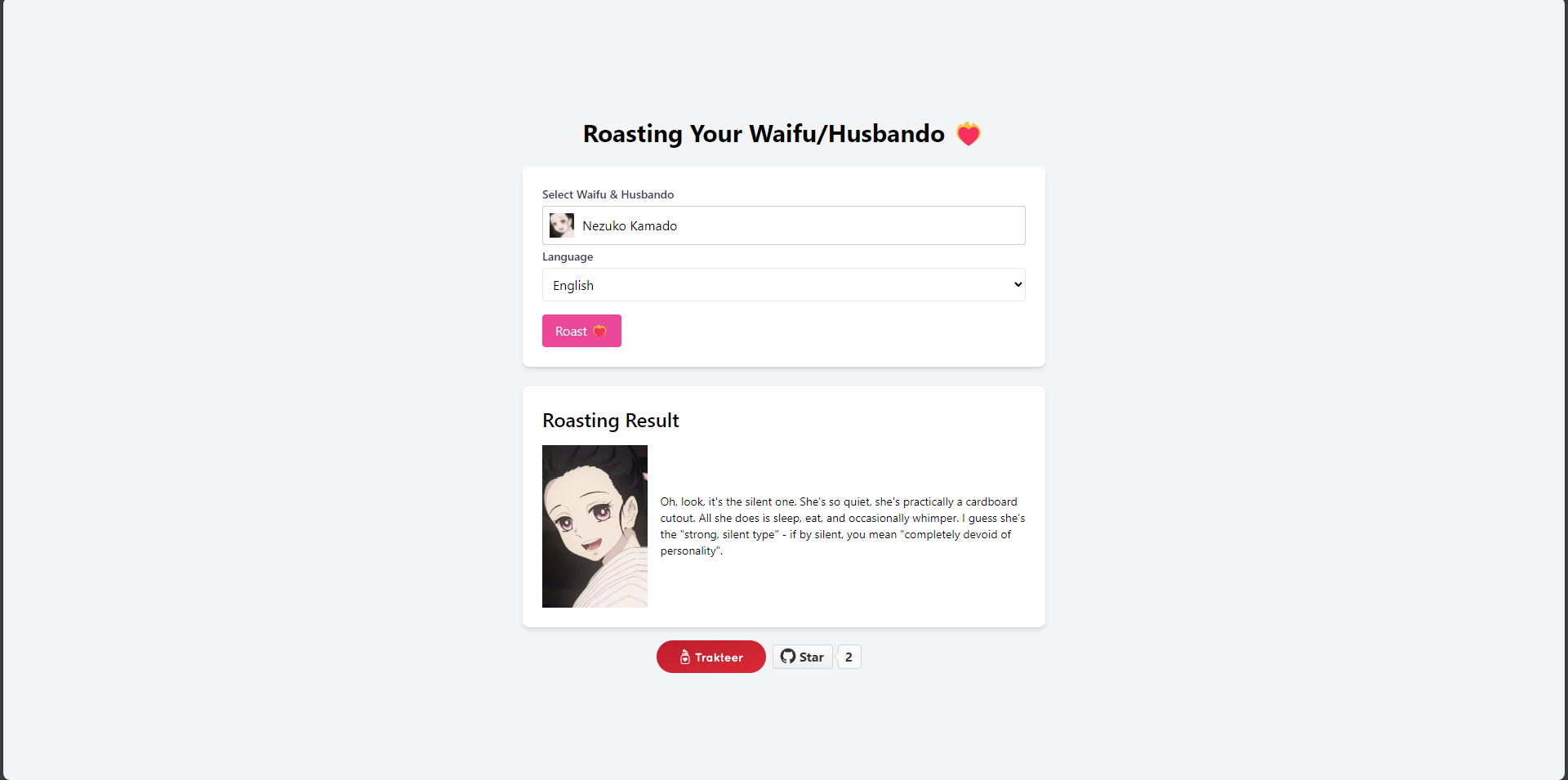 Roast Waifu gallery image