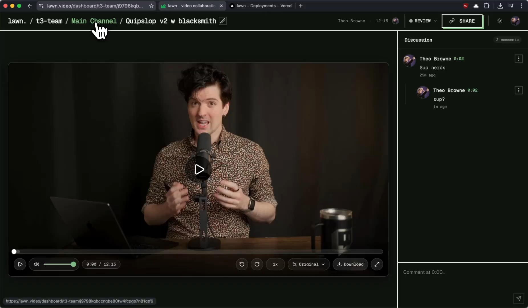 Lawn - Main product screenshot demonstrating key features and user interface