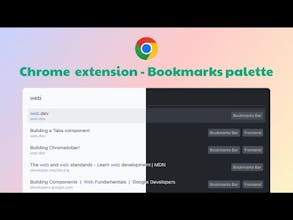 Bookmarks palette gallery image